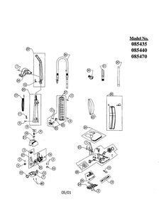 Part Location Diagram of 2520625600 Dirt Devil Upper Tool Caddy Assembly